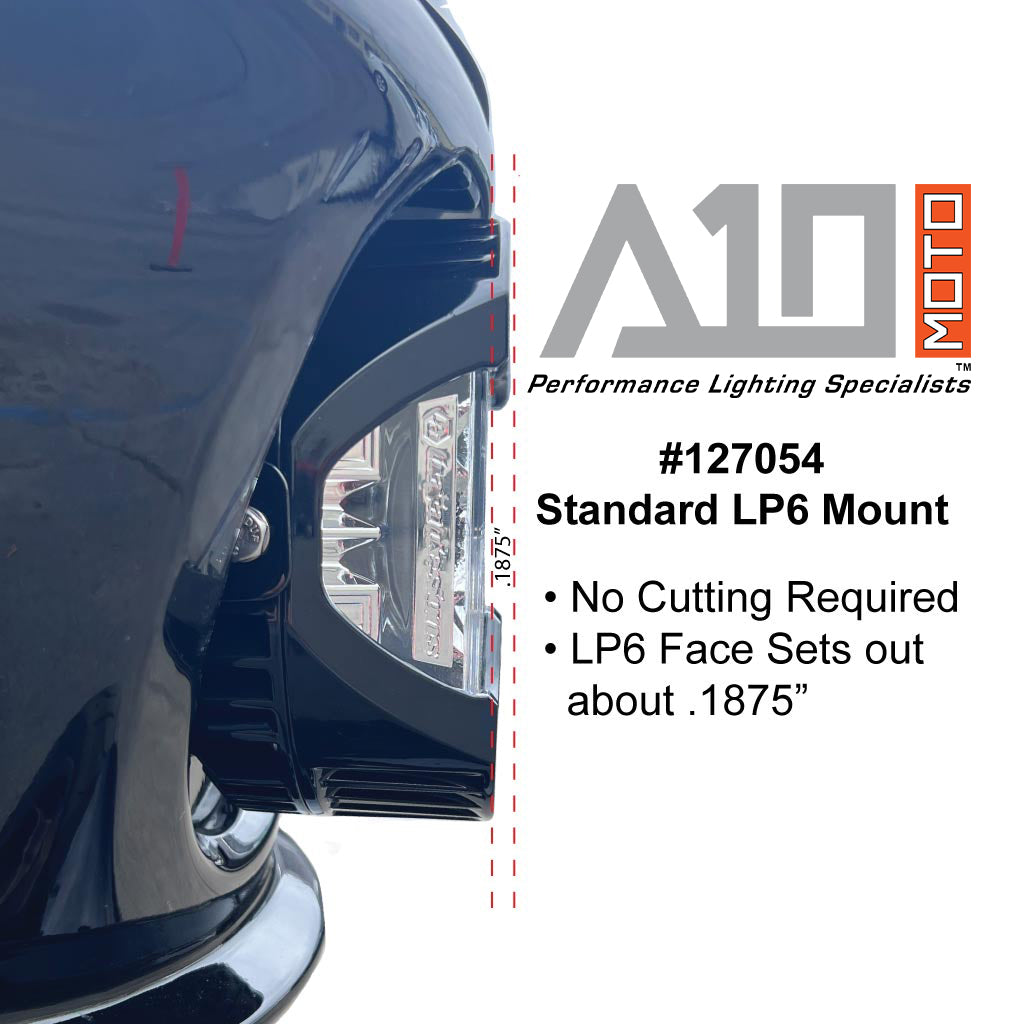 A10 Moto Low Rider ST LP6 Headlight No Cutting Bracket Combo Kit