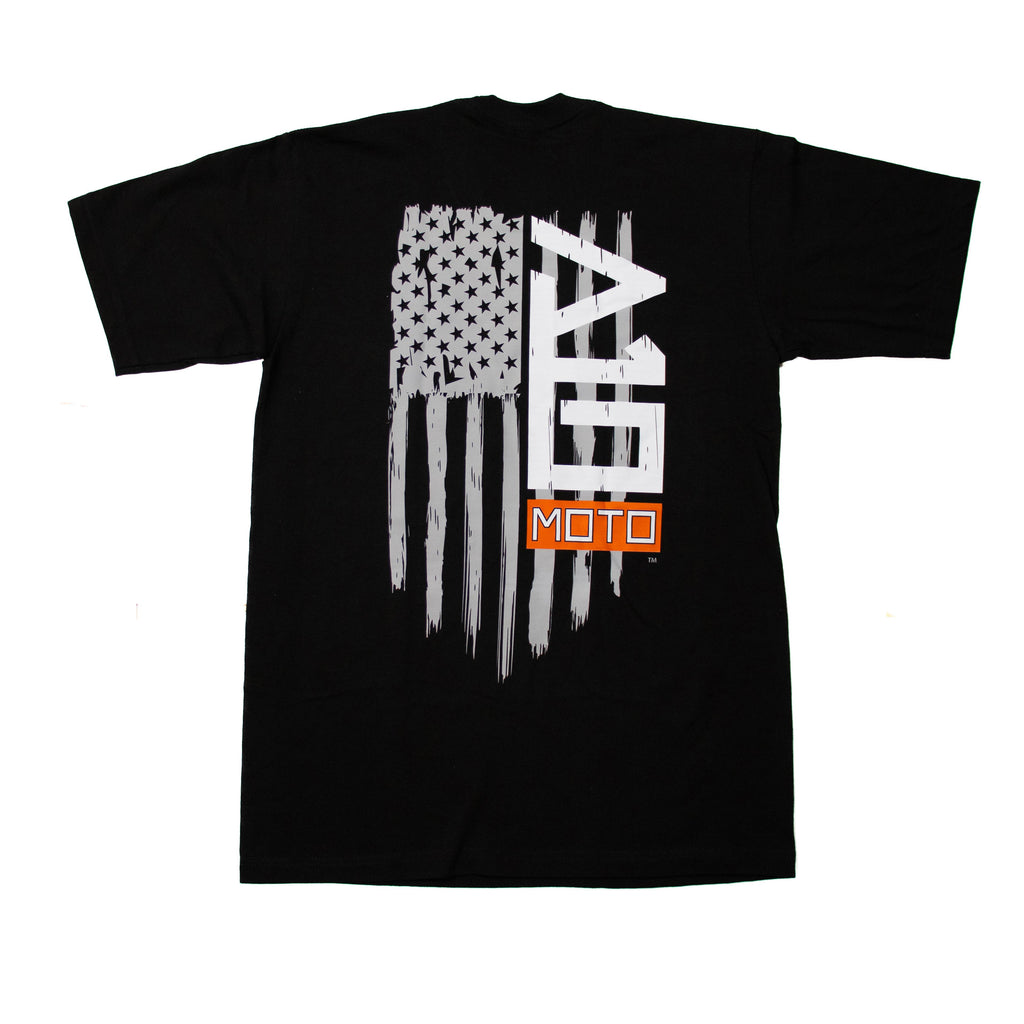 A10 Moto Super Heavy Weight "Flag" Tee Shirt