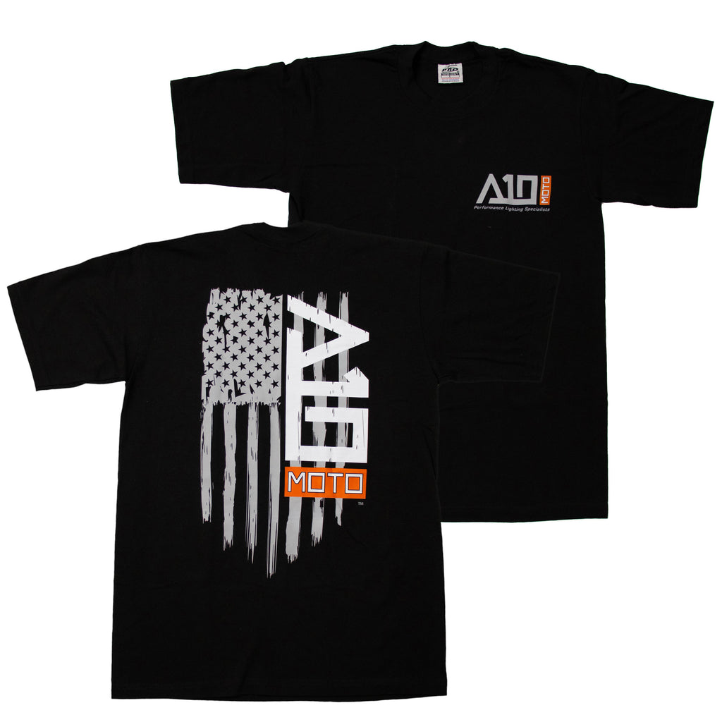 A10 Moto Super Heavy Weight "Flag" Tee Shirt