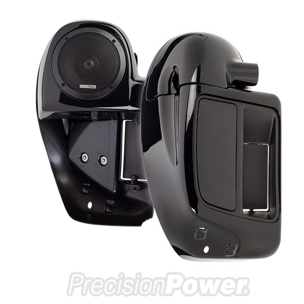 Lower Vented Fairings w/ 6.5” Speakers for 1998-2013 Harley-Davidson Touring Motorcycles Gloss Pair - HD13.LVF