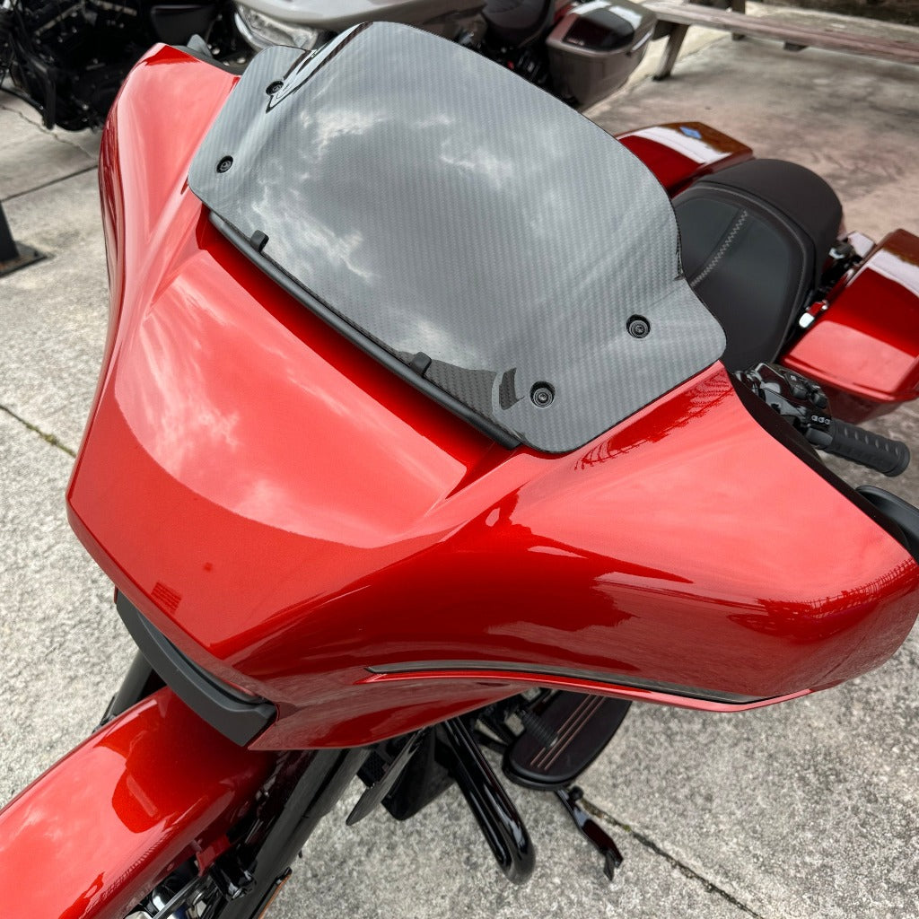 Carbon Visionary Carbon Fiber 2024 H-D Street Glide Windshield