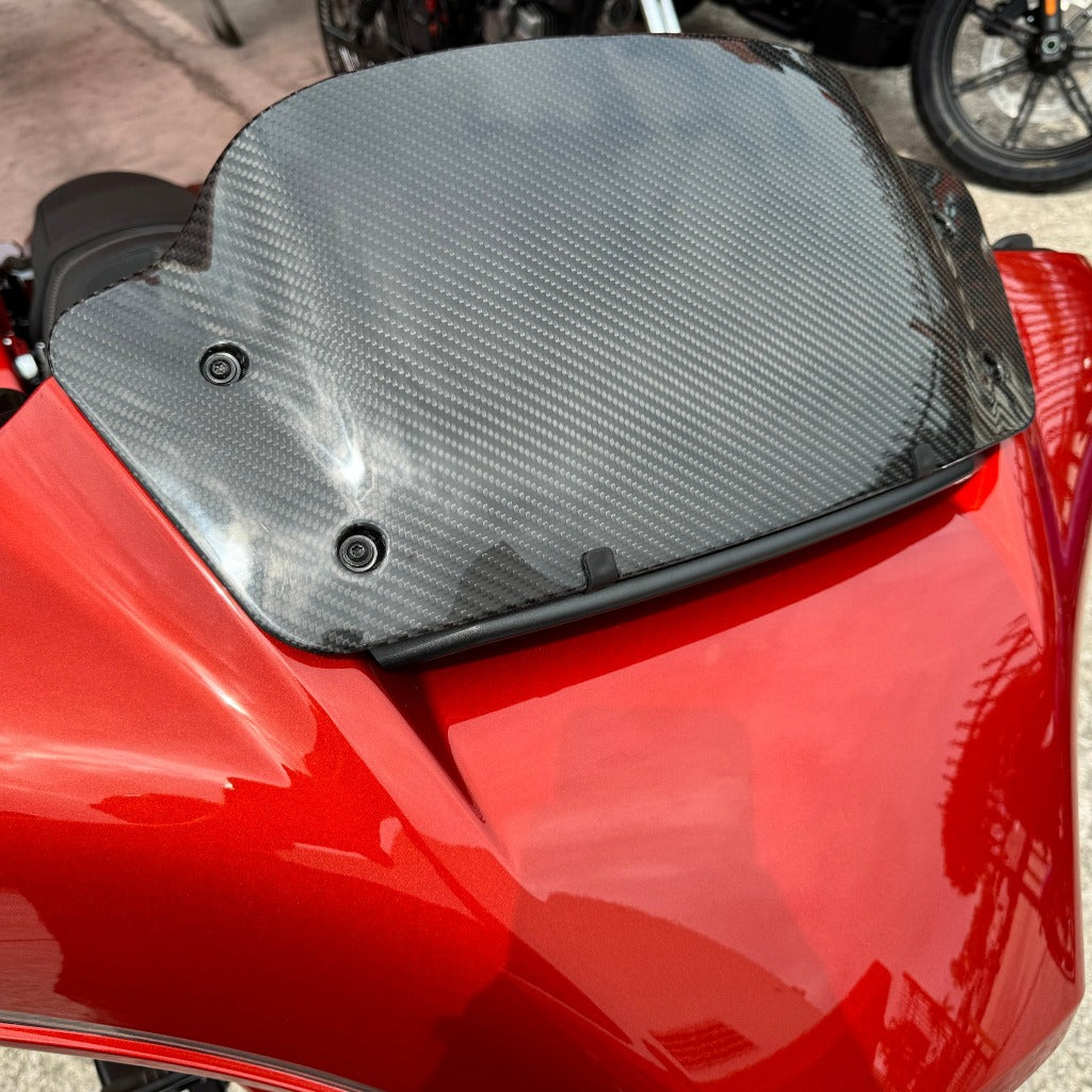 Carbon Visionary Carbon Fiber 2024 H-D Street Glide Windshield