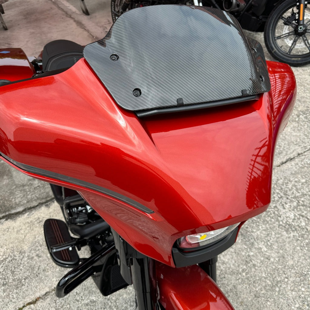 Carbon Visionary Carbon Fiber 2024 H-D Street Glide Windshield