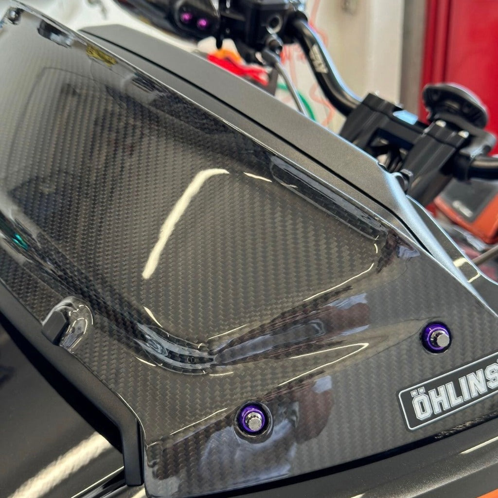 Carbon Visionary Carbon Fiber 2024 H-D Road Glide Windshield