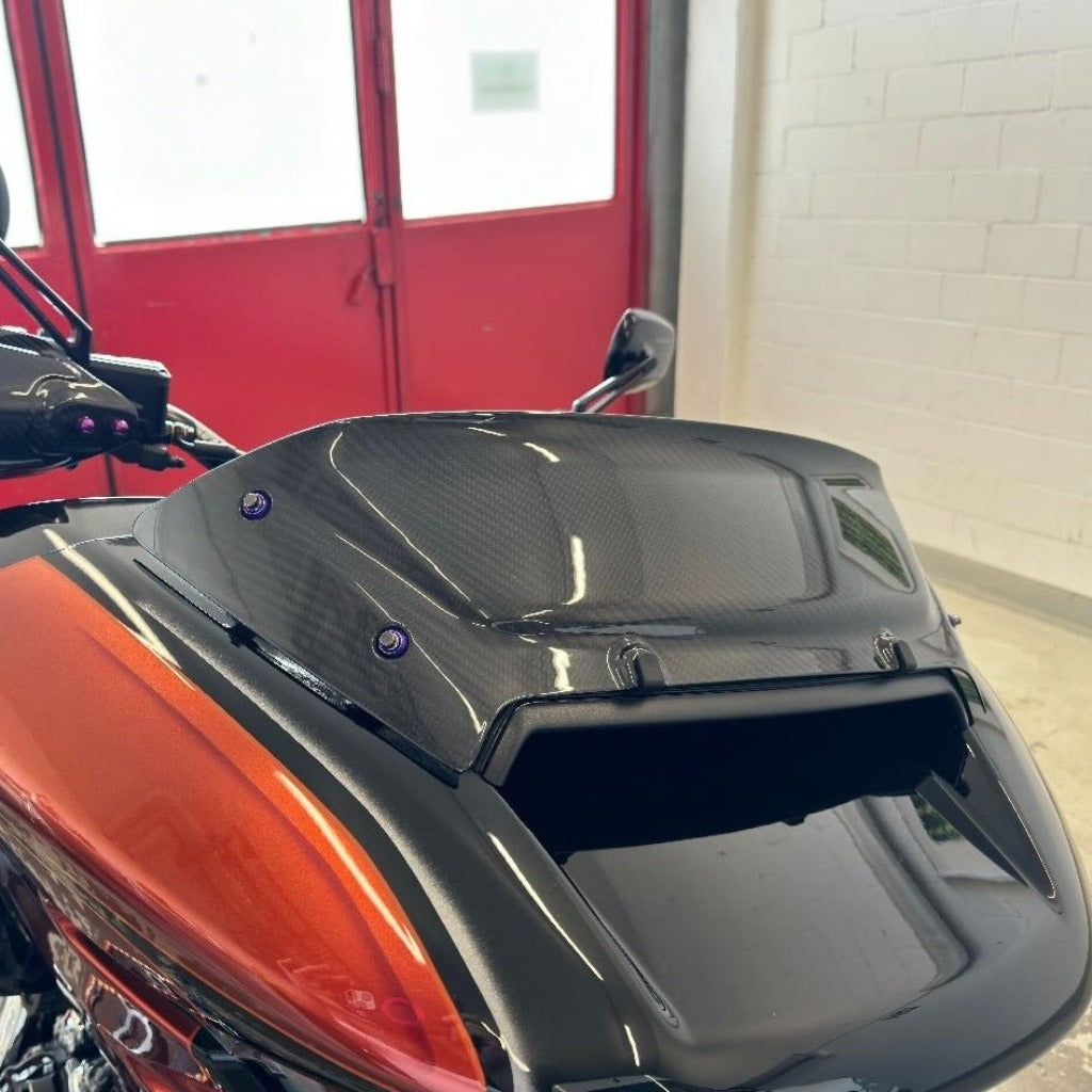 Carbon Visionary Carbon Fiber 2024 H-D Road Glide Windshield