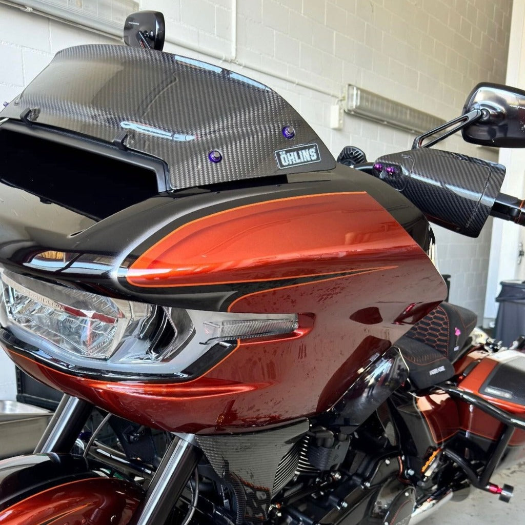 Carbon Visionary Carbon Fiber 2024 H-D Road Glide Windshield