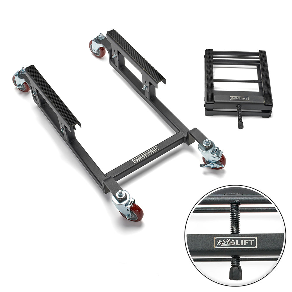 Let’s Roll™ Motorcycle Dolly & Lift Package Combo Deal