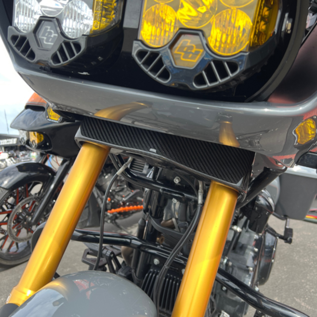 Carbon Visionary Carbon Fiber Road Glide Lower Triple Tree Cover