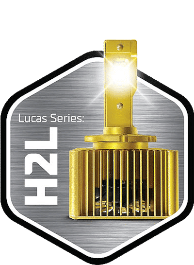 Lucas Lighting H2L Series HID to LED Headlight Kit Pair