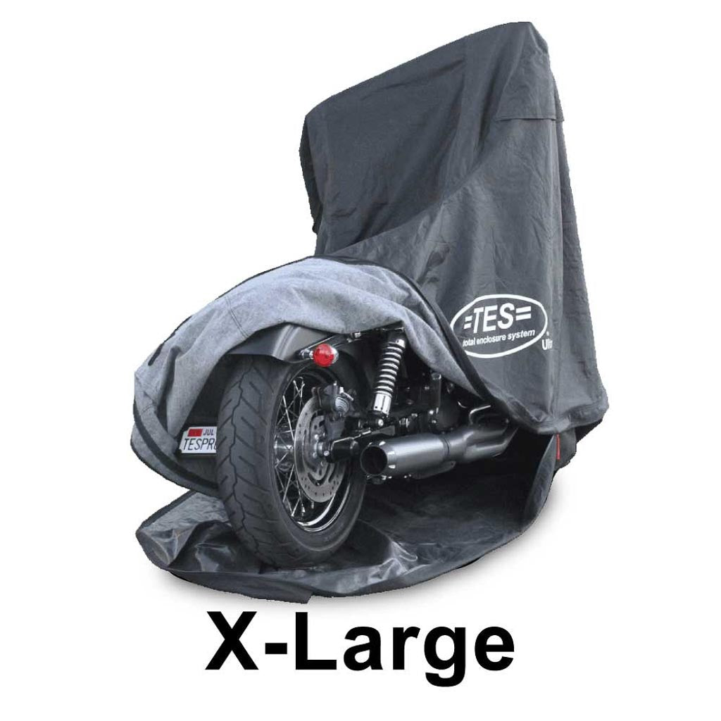 XL Totally Enclosed Motorcycle Cover for Cruisers & Large Sport Bikes - U106M1C