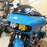 A10 Moto 2015-2023 Harley Davidson Road Glide Baja Designs LP6 Bracket System